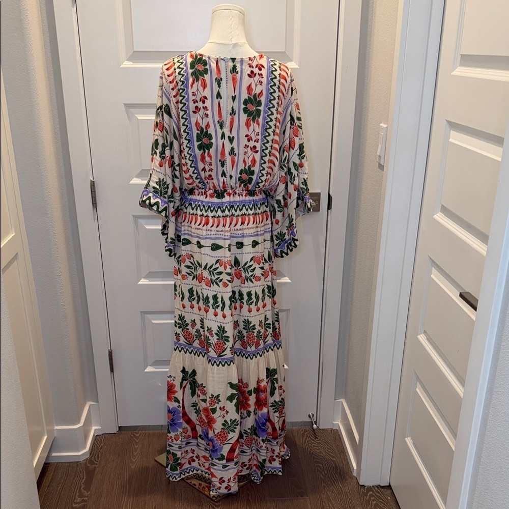 FARM Rio Floral Maxi Dress Size L - Picture 11 of 11